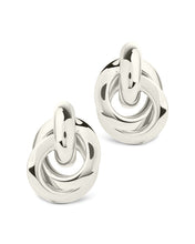 Load image into Gallery viewer, Ashton Layered Door Knocker Stud Earrings
