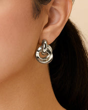Load image into Gallery viewer, Ashton Layered Door Knocker Stud Earrings
