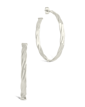 Load image into Gallery viewer, Temperance Braided Hoops

