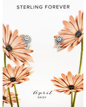 Load image into Gallery viewer, Sterling Silver Birth Flower Stud Earrings

