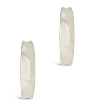 Load image into Gallery viewer, Sterling Silver Graduated Huggie Hoop Earrings
