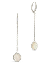 Load image into Gallery viewer, Rose Petal Long Drop Earrings
