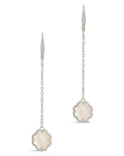 Load image into Gallery viewer, Rose Petal Long Drop Earrings
