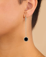 Load image into Gallery viewer, Rose Petal Long Drop Earrings
