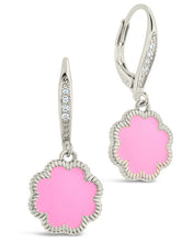 Load image into Gallery viewer, Rose Petal Short Drop Earrings
