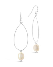 Load image into Gallery viewer, Teardrop Pearl Dangle Earrings
