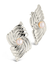 Load image into Gallery viewer, Fantaise Pearl Statement Stud Earrings
