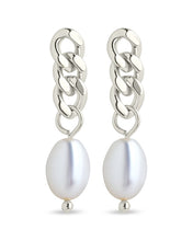 Load image into Gallery viewer, Hana Chain Drop Pearl Earrings
