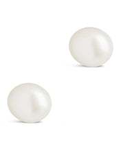 Load image into Gallery viewer, Sterling Silver Baroque Pearl Stud Earrings
