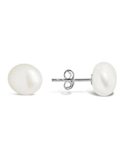Load image into Gallery viewer, Sterling Silver Baroque Pearl Stud Earrings
