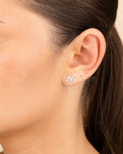 Load image into Gallery viewer, Sterling Silver Everyday Essential CZ Studs
