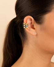 Load image into Gallery viewer, Johanna Two-Tone Interlocking Ear Cuff Set
