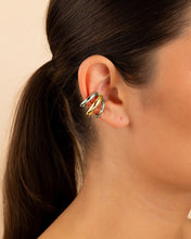 Load image into Gallery viewer, Johanna Two-Tone Interlocking Ear Cuff Set
