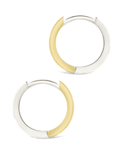 Load image into Gallery viewer, Sterling Silver Tinsley Micro Hoops
