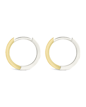 Load image into Gallery viewer, Sterling Silver Tinsley Micro Hoops
