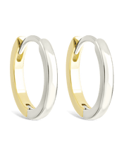 Load image into Gallery viewer, Sterling Silver Tinsley Micro Hoops
