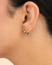 Load image into Gallery viewer, Betina Dual Tone Thick Micro Hoops
