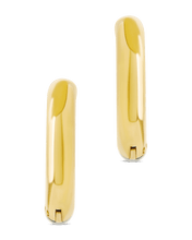 Load image into Gallery viewer, Cinzia Dual Tone Thin Micro Hoops
