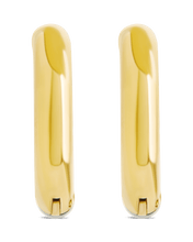 Load image into Gallery viewer, Cinzia Dual Tone Thin Micro Hoops
