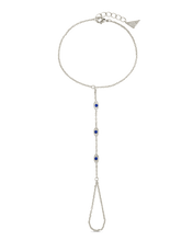 Load image into Gallery viewer, Arielle CZ Evil Eye Hand Chain
