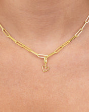 Load image into Gallery viewer, Sterling Silver Polished Heart Outline Charm
