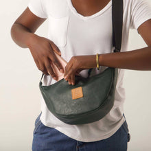 Load image into Gallery viewer, Round Mini Vegan Leather Crossbody Shoulder Bag - DON GREAT
