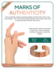 Load image into Gallery viewer, Pure Copper Rings – Hammered (6mm)
