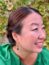 Load image into Gallery viewer, Crystal Droplet Festival Threader earrings
