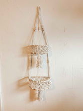 Load image into Gallery viewer, Macrame Hanging Wall Basket
