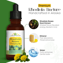 Load image into Gallery viewer, Rhodiola Rosea Tincture – Natural Stress &amp; Energy Support (2 oz) - DON GREAT

