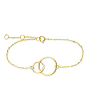 Load image into Gallery viewer, Sterling Silver Interlocking Circle Bracelet
