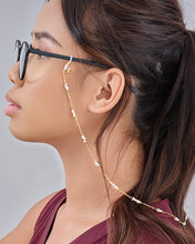 Load image into Gallery viewer, Stationed Triple Pearl Sunglass Chain
