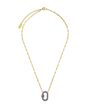 Load image into Gallery viewer, Pave CZ Carabiner Lock Necklace
