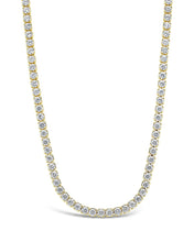Load image into Gallery viewer, Bezel CZ Tennis Necklace
