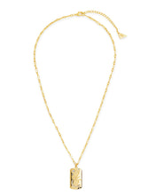 Load image into Gallery viewer, CZ Constellation Dog Tag Pendant Necklace
