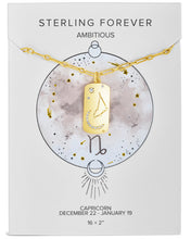 Load image into Gallery viewer, CZ Constellation Dog Tag Pendant Necklace
