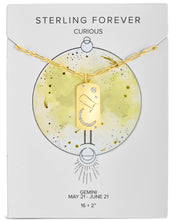 Load image into Gallery viewer, CZ Constellation Dog Tag Pendant Necklace
