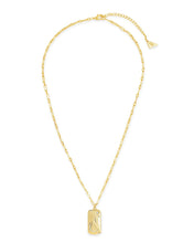 Load image into Gallery viewer, CZ Constellation Dog Tag Pendant Necklace
