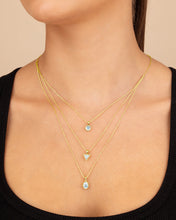 Load image into Gallery viewer, Julie CZ &amp; Layered Chain Necklace
