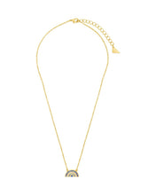 Load image into Gallery viewer, Rainbow CZ Pendant Necklace
