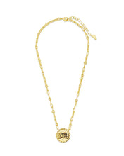 Load image into Gallery viewer, Bold CZ Zodiac Link Pendant Necklace
