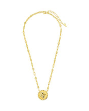 Load image into Gallery viewer, Bold CZ Zodiac Link Pendant Necklace
