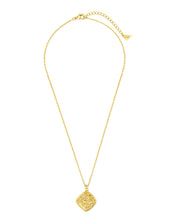 Load image into Gallery viewer, Ophelia CZ Floral Pendant Necklace
