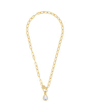 Load image into Gallery viewer, Tay Moonstone Charm &amp; Chain Necklace
