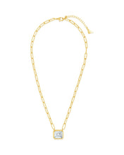 Load image into Gallery viewer, Camille Bezel CZ Statement Necklace
