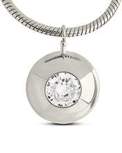 Load image into Gallery viewer, Zora CZ Dome Pendant Necklace
