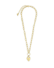 Load image into Gallery viewer, Mirren Heart Padlock Necklace
