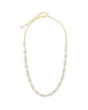 Load image into Gallery viewer, Ellery Adjustable CZ Tennis Necklace

