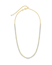 Load image into Gallery viewer, Tatum Adjustable CZ Tennis Necklace
