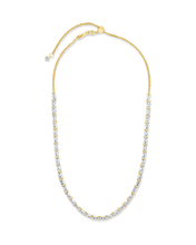 Load image into Gallery viewer, Blanche Adjustable CZ Tennis Necklace
